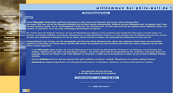 Desktop Screenshot of philo-welt.de